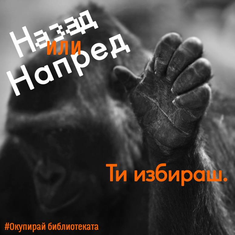 Окупирай библиотеката - плакат 3